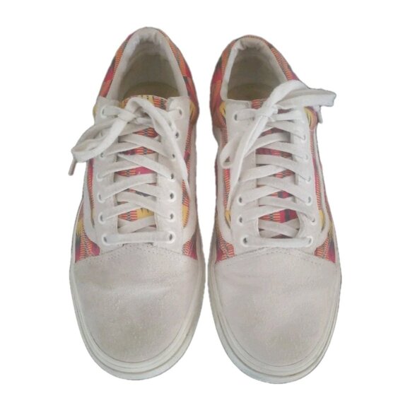 Vans Union X Old Skool 'Kente Cloth' Mens 10.5 Africa Skater Suede Low Top - Picture 2 of 13